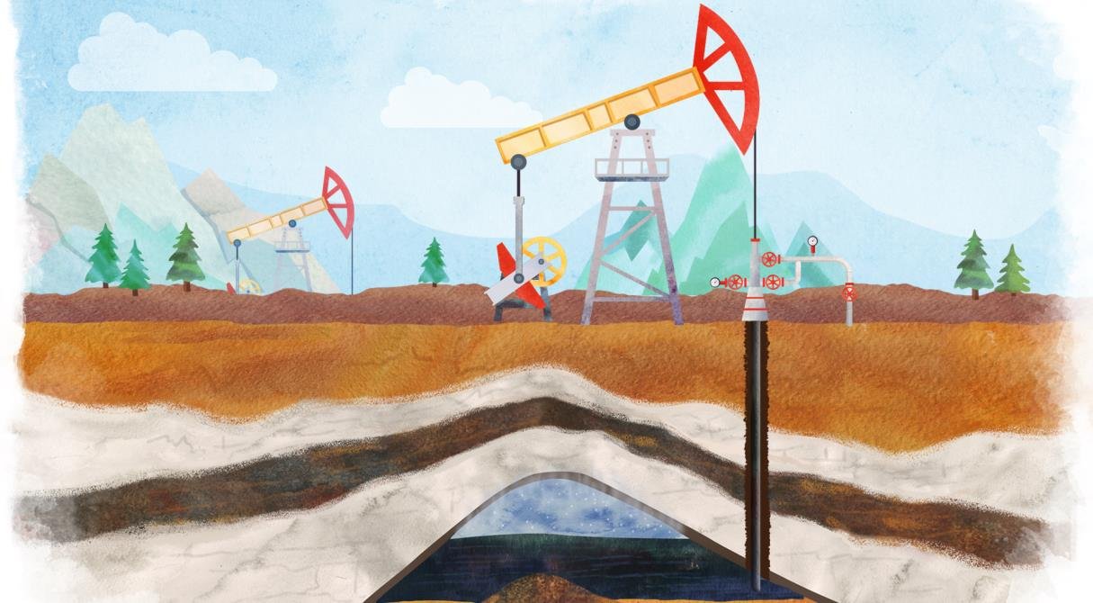 Добыча нефти для детей